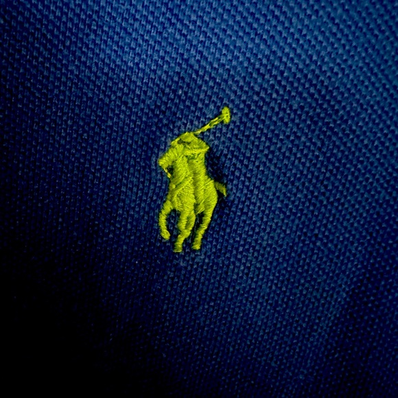 Polo by Ralph Lauren Royal Blue Pique Polo Shirt size XL - Picture 2 of 3